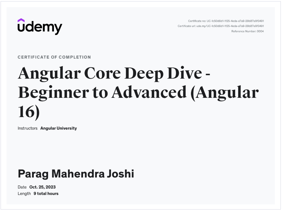 Updated to Angular 16: Learn all the Advanced Features of the Angular Core and Common modules